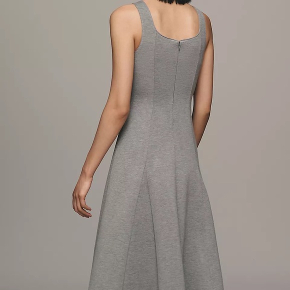 Anthropologie Gray Midi Dress - Picture 3 of 5